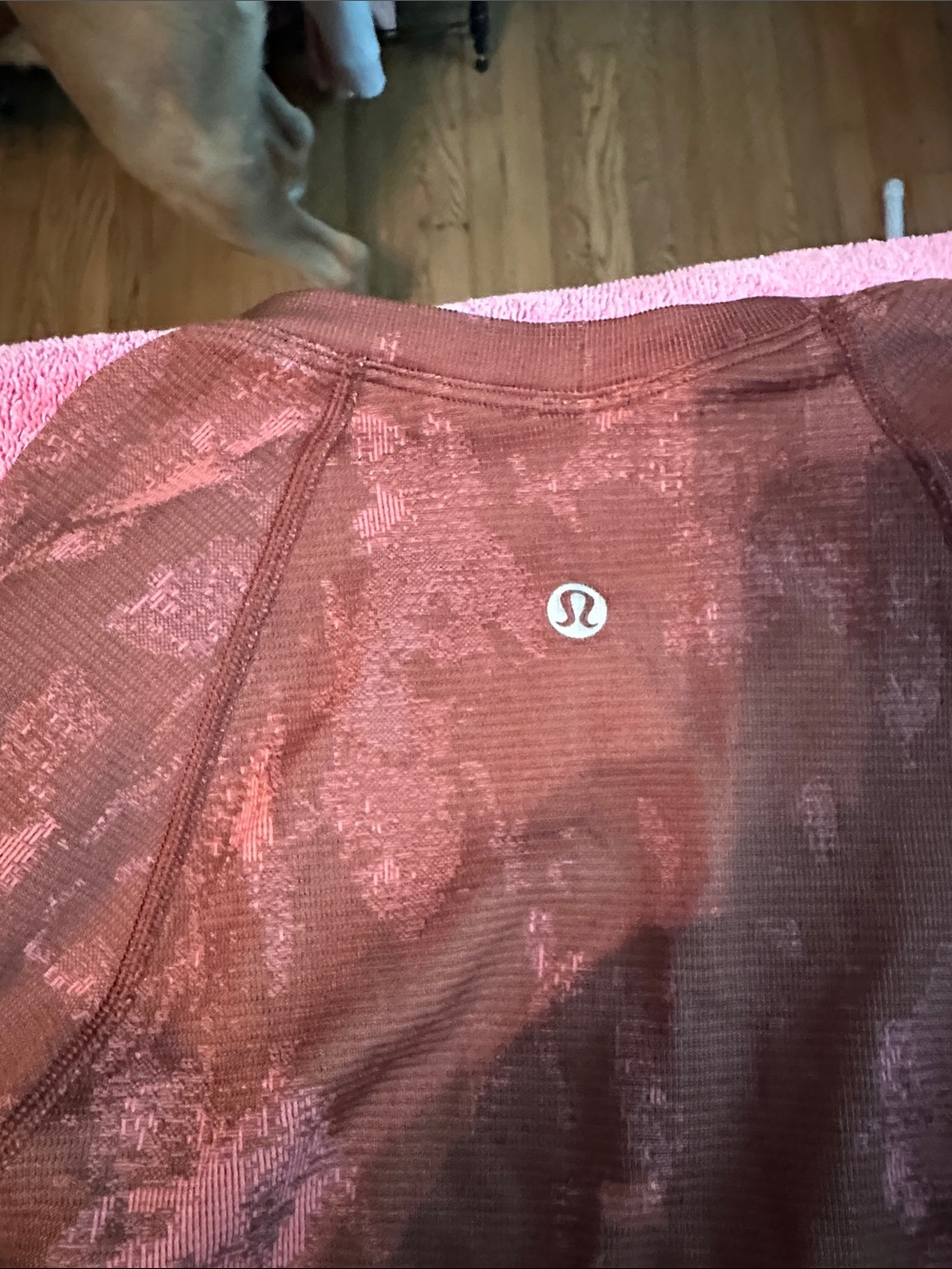 lululemon athletica Rust and Pink Long Sleeve Top - Picture 3 of 3